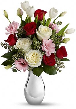 Love Forever Bouquet with Red Roses